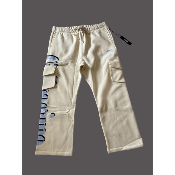 Civil Regime Other - Civil Wide Leg Cargo Fleece Joggers Pants Men’s XXXL 3XL NWT